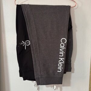 Calvin Klein Kids Charcoal and Black Joggers